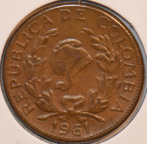 Colombia 1961 5 Centavos 196161 combine shipping