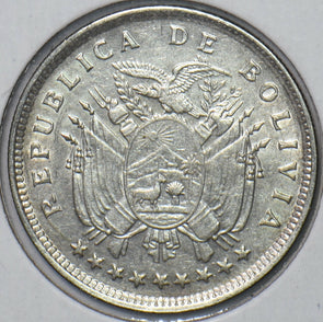 Bolivia 1909 20 Centavos Eagle animal 295896 combine shipping