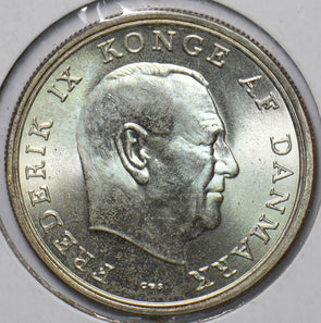 Denmark 1964 5 Kroner BU Commemorative issue. Wedding of Princess Anne Marie 490