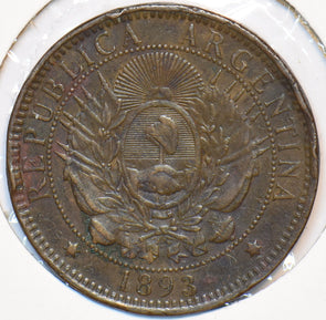 Argentina 1893 2 Centavos 294995 combine shipping