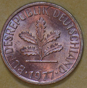 Germany 1977 Pfennig 292579 combine shipping