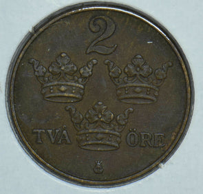 Sweden 1909 2 Ore 290552 combine shipping
