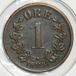 Norway 1897 Ore 153277 combine shipping