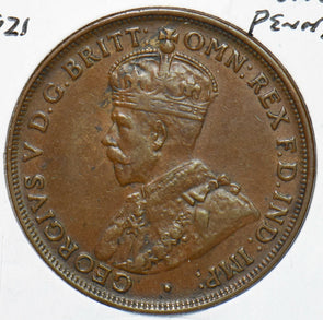 Australia 1921 Georgivs V Penny 292872 combine shipping