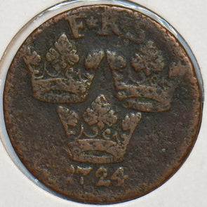 Sweden 1724 Ore 195499 combine shipping