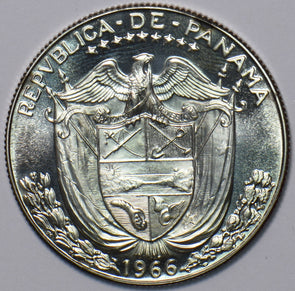 Panama 1966 1/2 Balboa Proof 296328 combine shipping