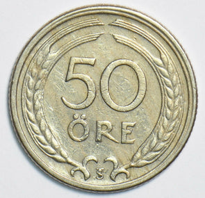 Sweden 1946 50 Ore 240608 combine shipping
