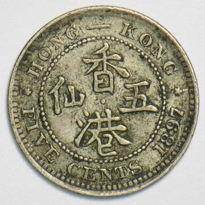 Hong Kong 1897 5 Cents 197576 combine shipping
