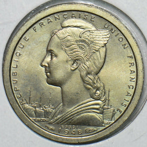 French Colonies 1948 Franc French Equatorial Africa Gazelle Occidentale 297804