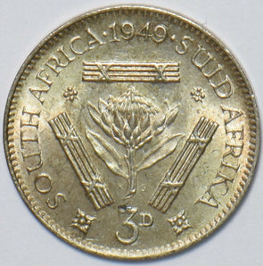 South Africa 1949 3 Pence 903422 combine shipping