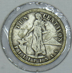 Philippines 1917 Lady Posing 10 Centavos Eagle animal 290871 combine shipping