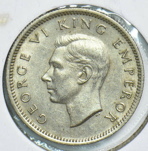 New Zealand 1947 6 Pence Bird animal 197894 combine shipping