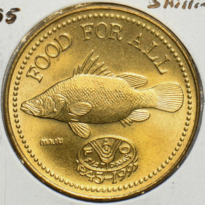 Uganda 1995 200 Shillings Fish animal 197272 combine shipping