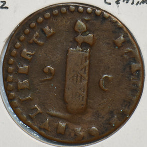 Haiti 1842 2 Centimes 297296 combine shipping