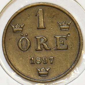 Sweden 1897 Ore 197095 combine shipping