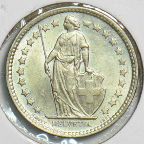 Switzerland 1961 1/2 Franc 240596 combine shipping