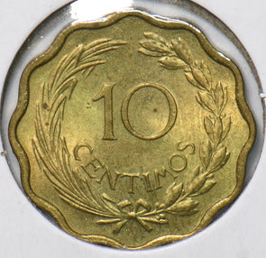 Paraguay 1953 10 Centimos Lion animal  191847 combine shipping