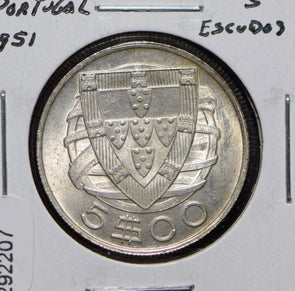 Portugal 1951 5 Escudos  292207 combine shipping