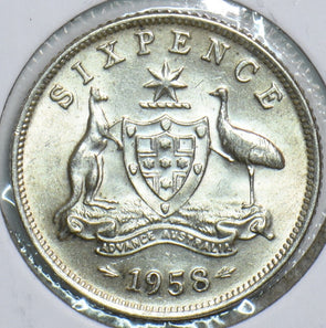 Australia 1958 6 Pence 241125 combine shipping