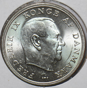 Denmark 1964 5 Kroner BU Commemorative issue. Wedding of Princess Anne Marie 490