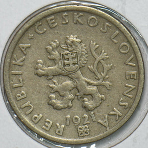 Czechoslovakia 1921 20 Haleru Lion animal 152716 combine shipping