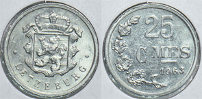 Luxembourg 1963 25 Centimes 904789 combine shipping