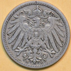 Germany 1893 5 Pfennig Eagle animal 902327 combine shipping