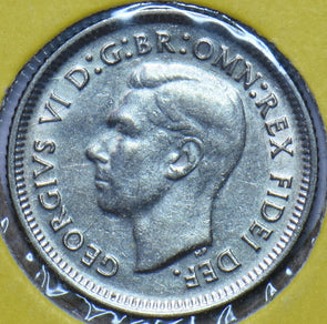 Australia 1950 6 Pence Kangaroo animal Emu 150800 combine shipping