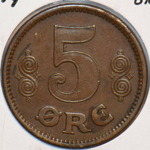 Denmark 1914 5 Ore 195009 combine shipping