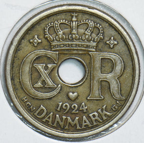 Denmark 1924 25 Ore 198301 combine shipping