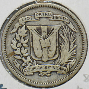 Dominican Republic 1939 25 Centavos 294831 combine shipping