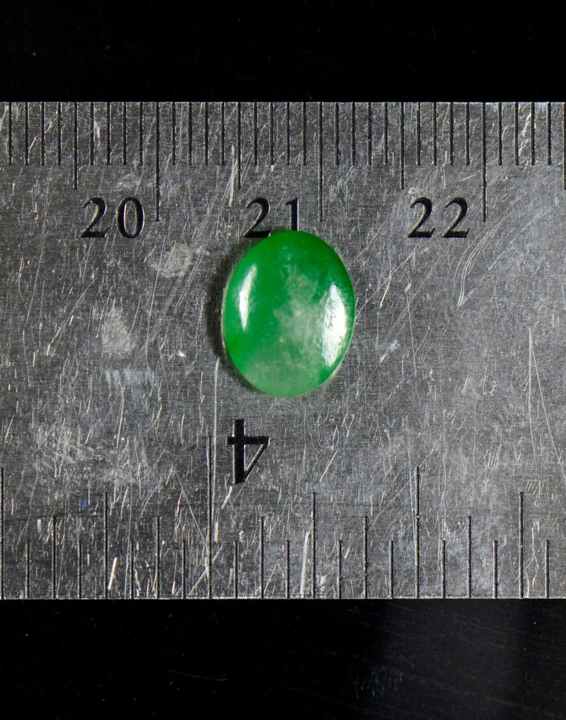 BU0210 China chinese vintage natural emerald jade jadeite for ring or necklace