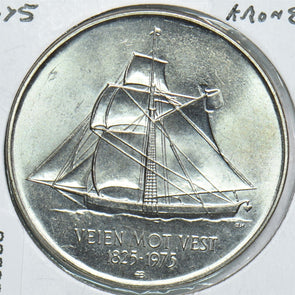 Norway 1975 5 Kroner 153888 combine shipping