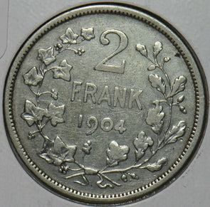 Belgium 1904 2 Francs 296951 combine shipping