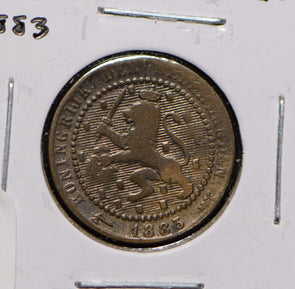 Netherlands 1883 Cent Lion animal  900367 combine shipping