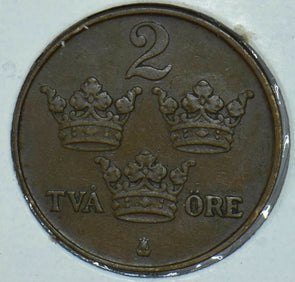 Sweden 1910 2 Ore 290571 combine shipping