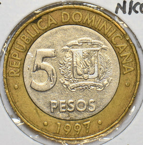 Dominican Republic 1997 5 Pesos 903781 combine shipping