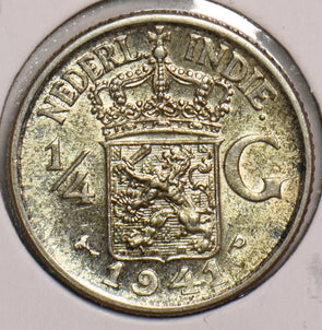 Netherlands East Indies 1941 P 1/4 Gulden 199192 combine shipping