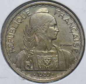 French Indo China 1939 20 Cents  901940 combine shipping