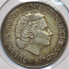 Netherlands 1961 2 1/2 Gulden 195345 combine shipping