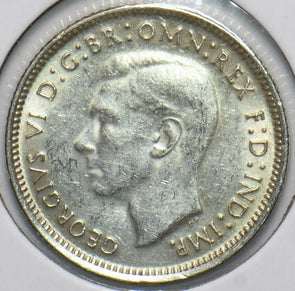 Australia 1942 6 Pence Kangaroo animal Ostrich Georgivs VI 902075 combine shippi