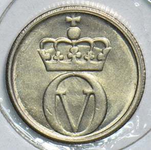 Norway 1966 10 Ore BU Bee 153906 combine shipping