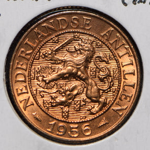 Netherlands Antilles 1956 2 1/2 Cents Lion animal  190597 combine shipping