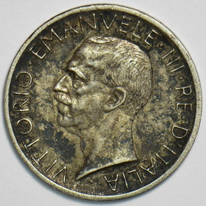 Italy 1927 5 Lire Eagle animal 240764 combine shipping