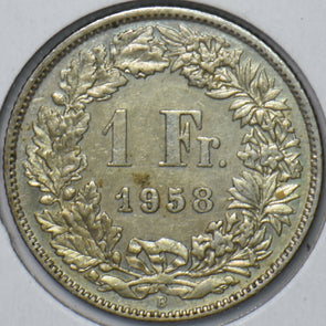 Switzerland 1958 Franc 240196 combine shipping