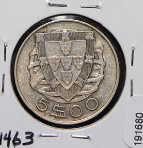 Portugal 1948 5 Escudos  191680 combine shipping