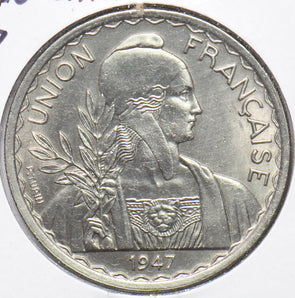 French Indo China 1947 Piastre 294065 combine shipping