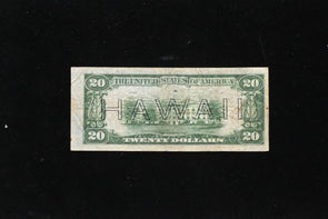 US 1934 A $20 Fine Federal Reserve Notes hawaii overprint RC0688 combine shippin