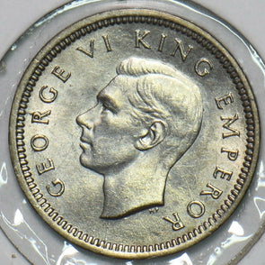 New Zealand 1942 3 Pence 297600 combine shipping