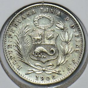 Peru 1906 J.F. Dinero 295728 combine shipping